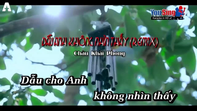 Dẫu anh không nhìn thấy (rm)