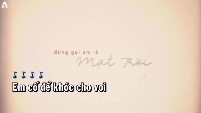 Đừng gọi em là mặt trời